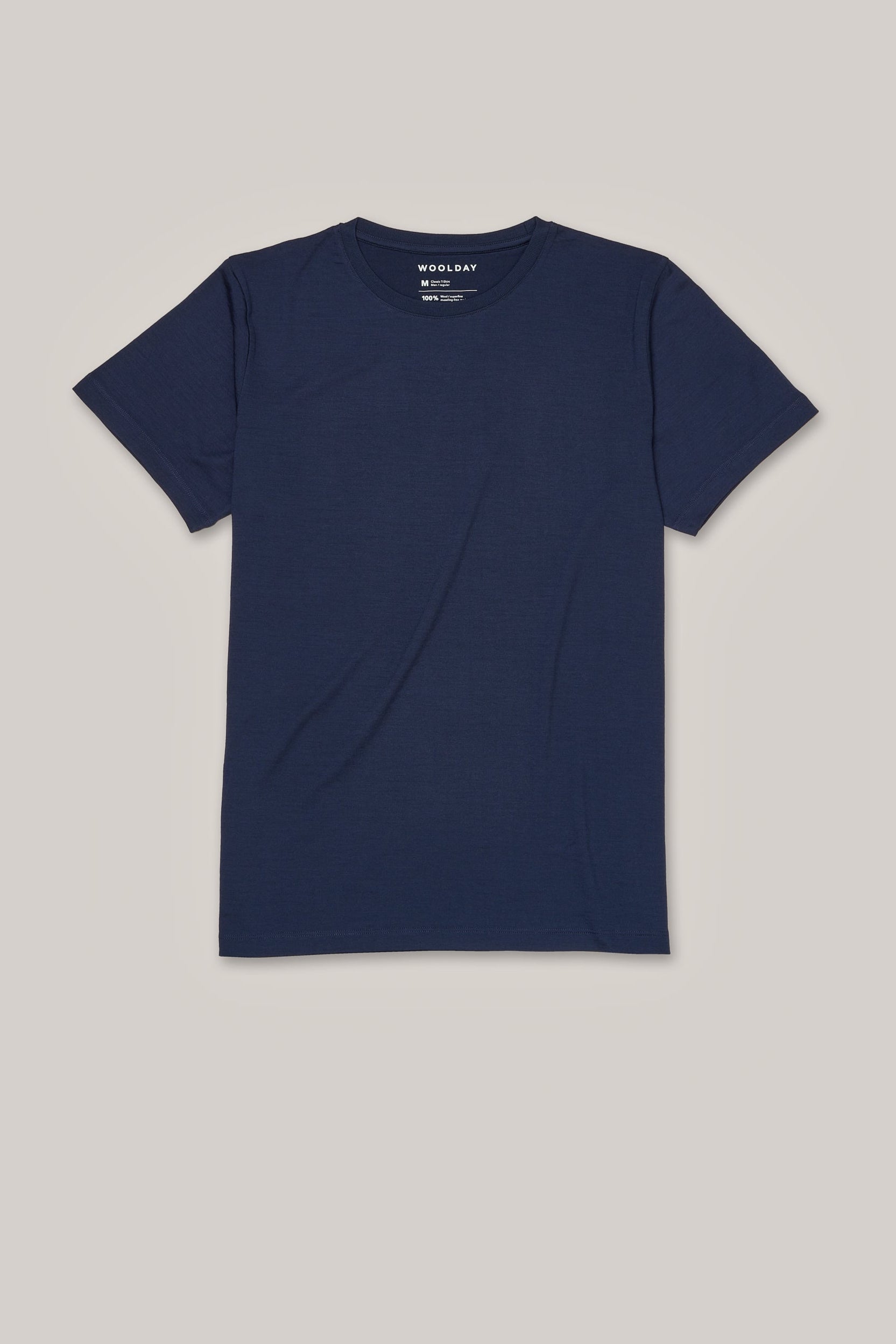 Das Merino T-Shirt Classic – Marineblau