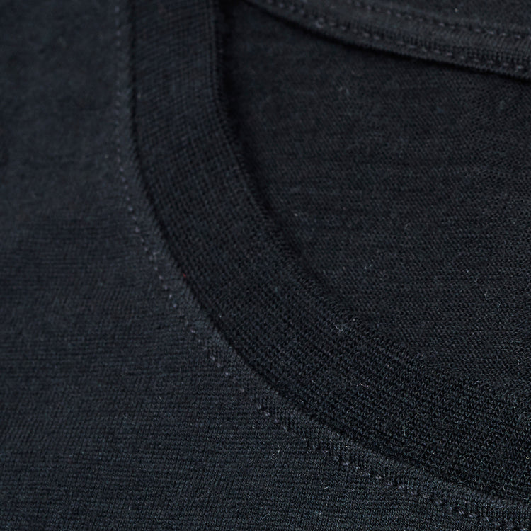 The Merino Wool T-Shirt Mountain Black Woolday 4