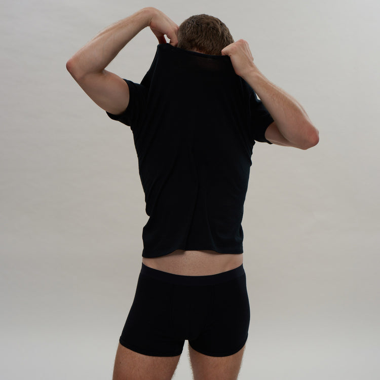 The Merino Wool Boxer Brief Black Woolday 3