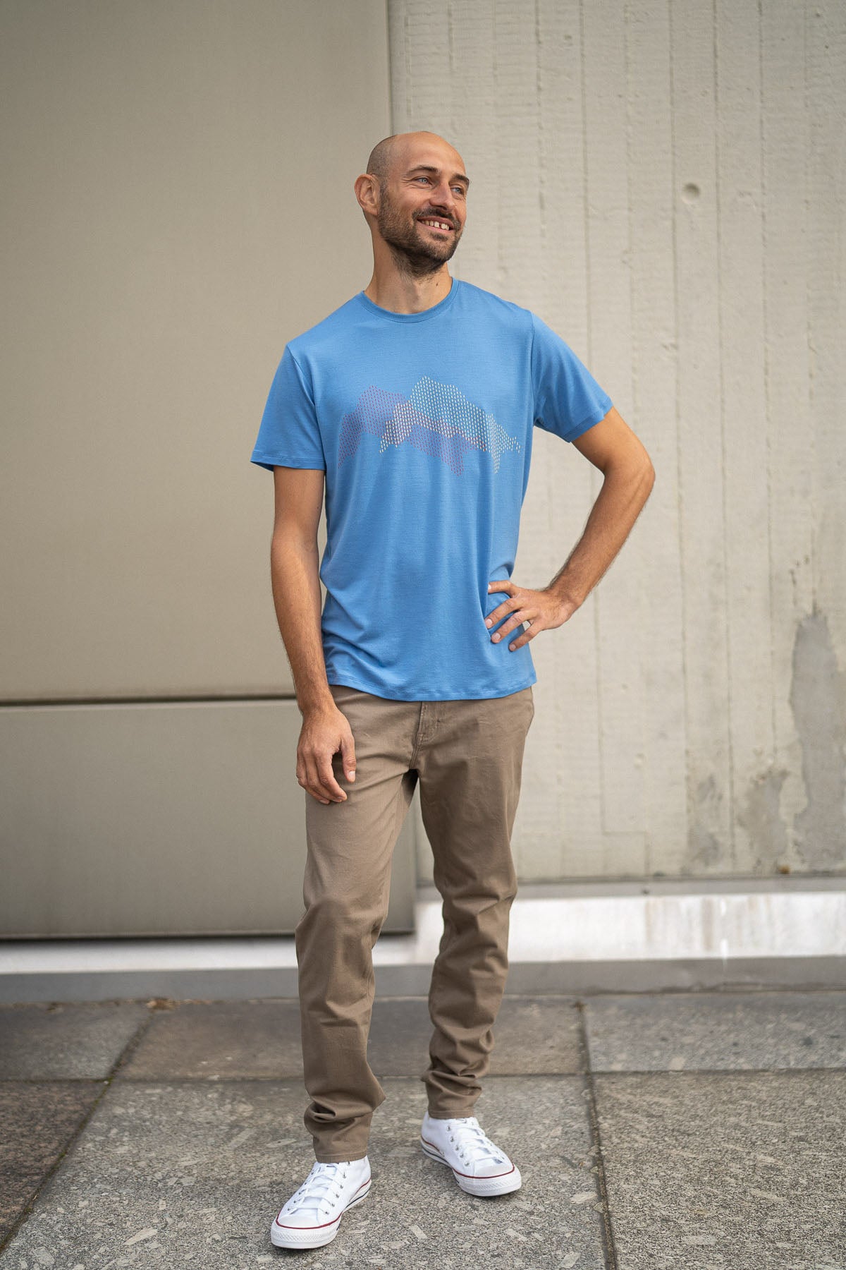 The Mountain Tee - 100% Merino Wool - Made in Europe - Woolday