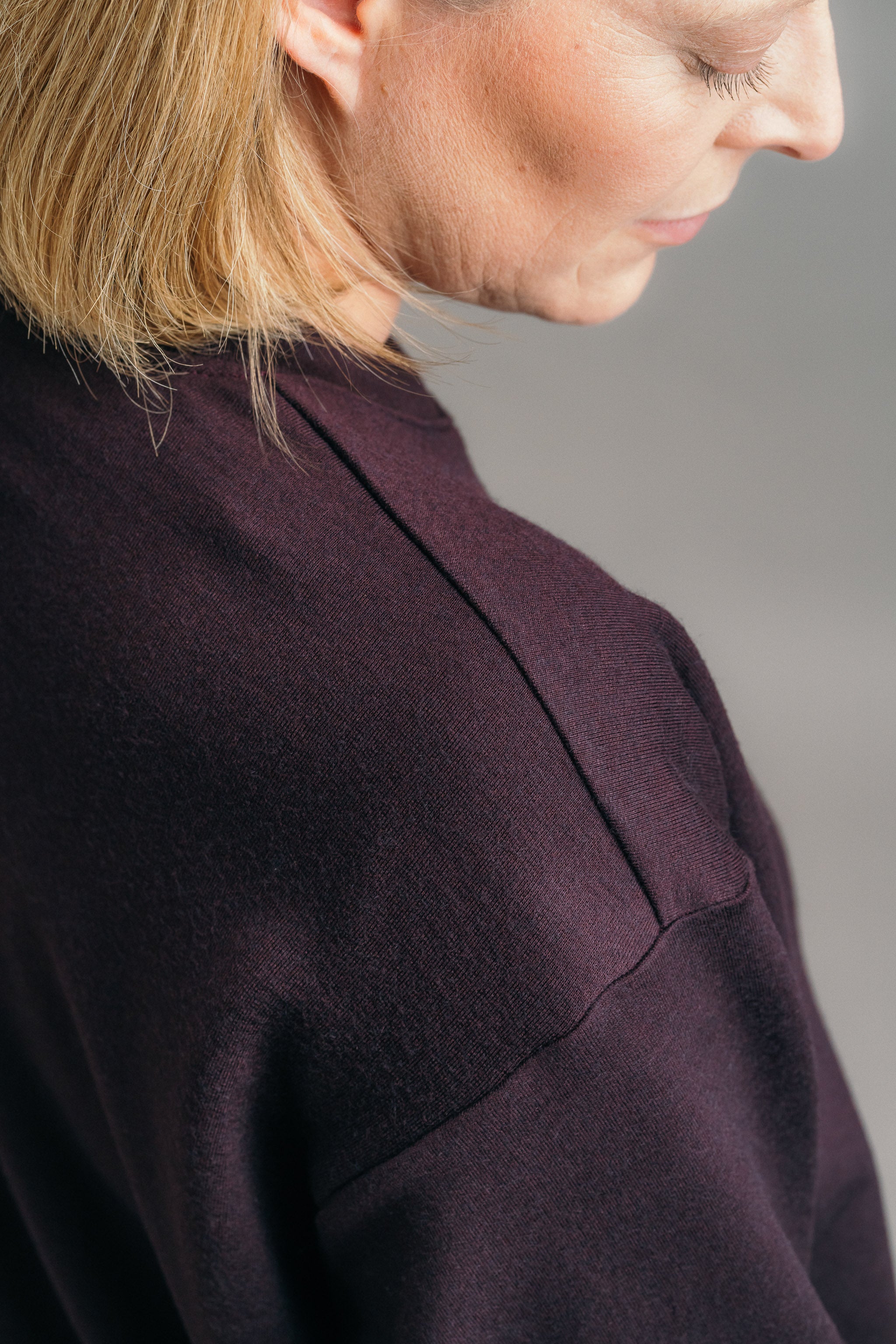 The Merino Sweatshirt – Bordeaux