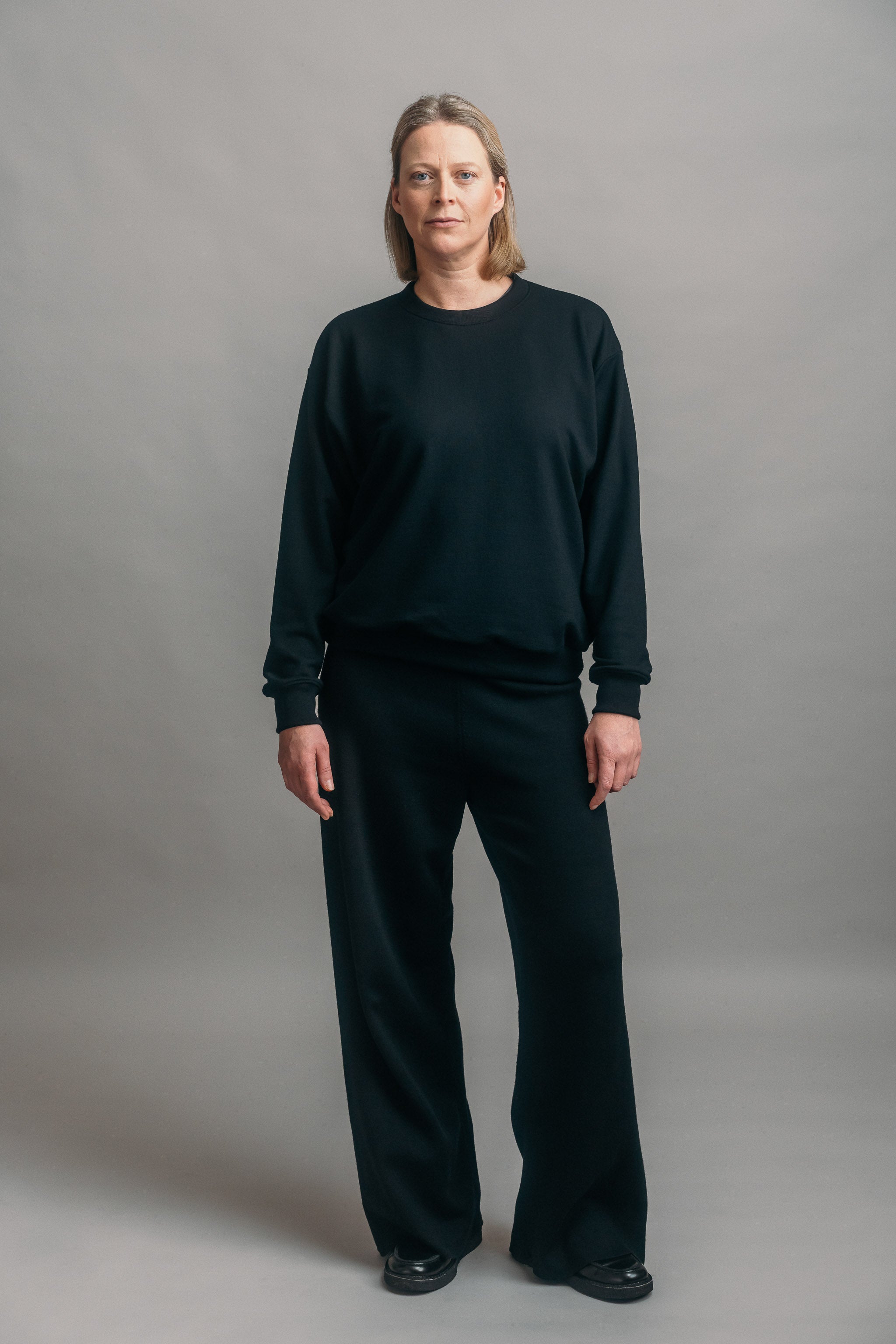 The Merino Sweatshirt – Black