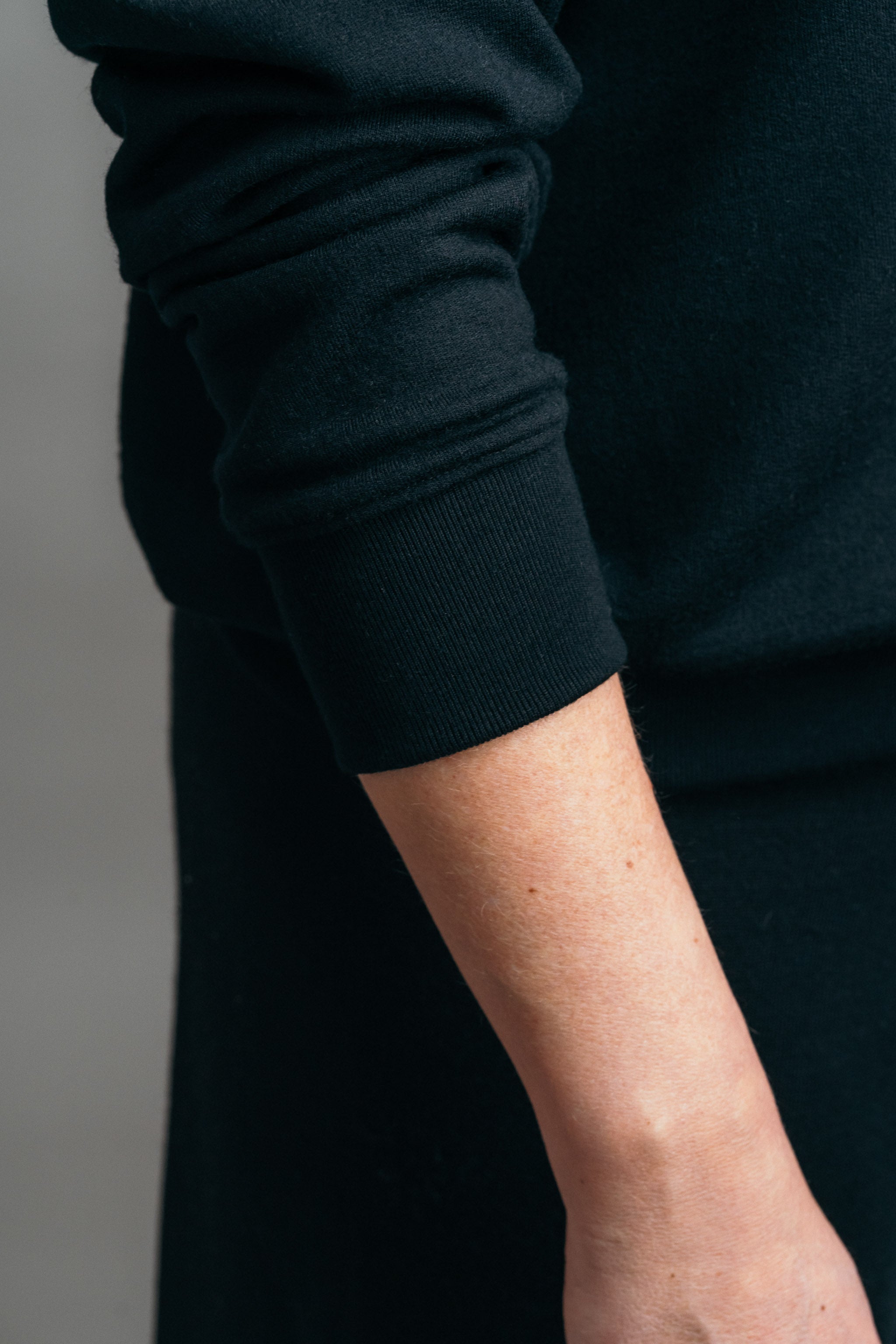 The Merino Sweatshirt – Black