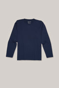 The Classic Merino Long Sleeve – Navy Blue