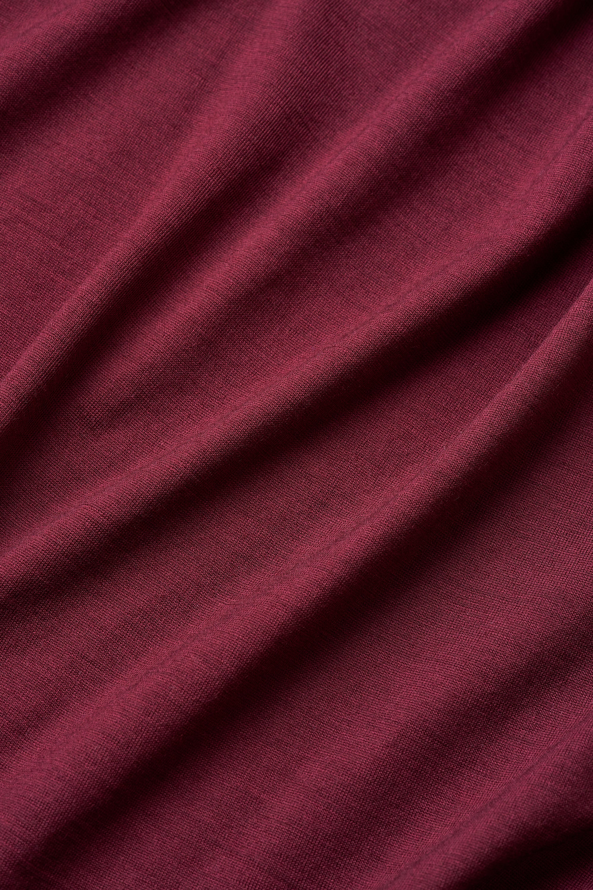 Das Classic Merino T-Shirt – Burgunder