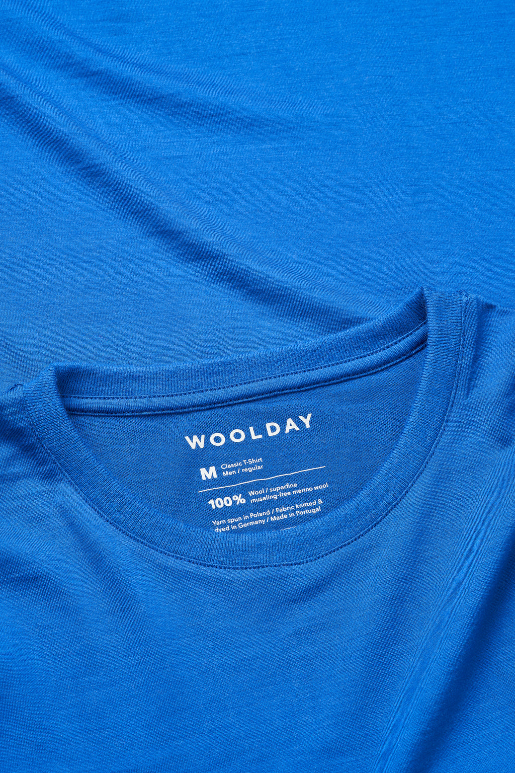 Das Classic Merino T-Shirt – Kobaltblau