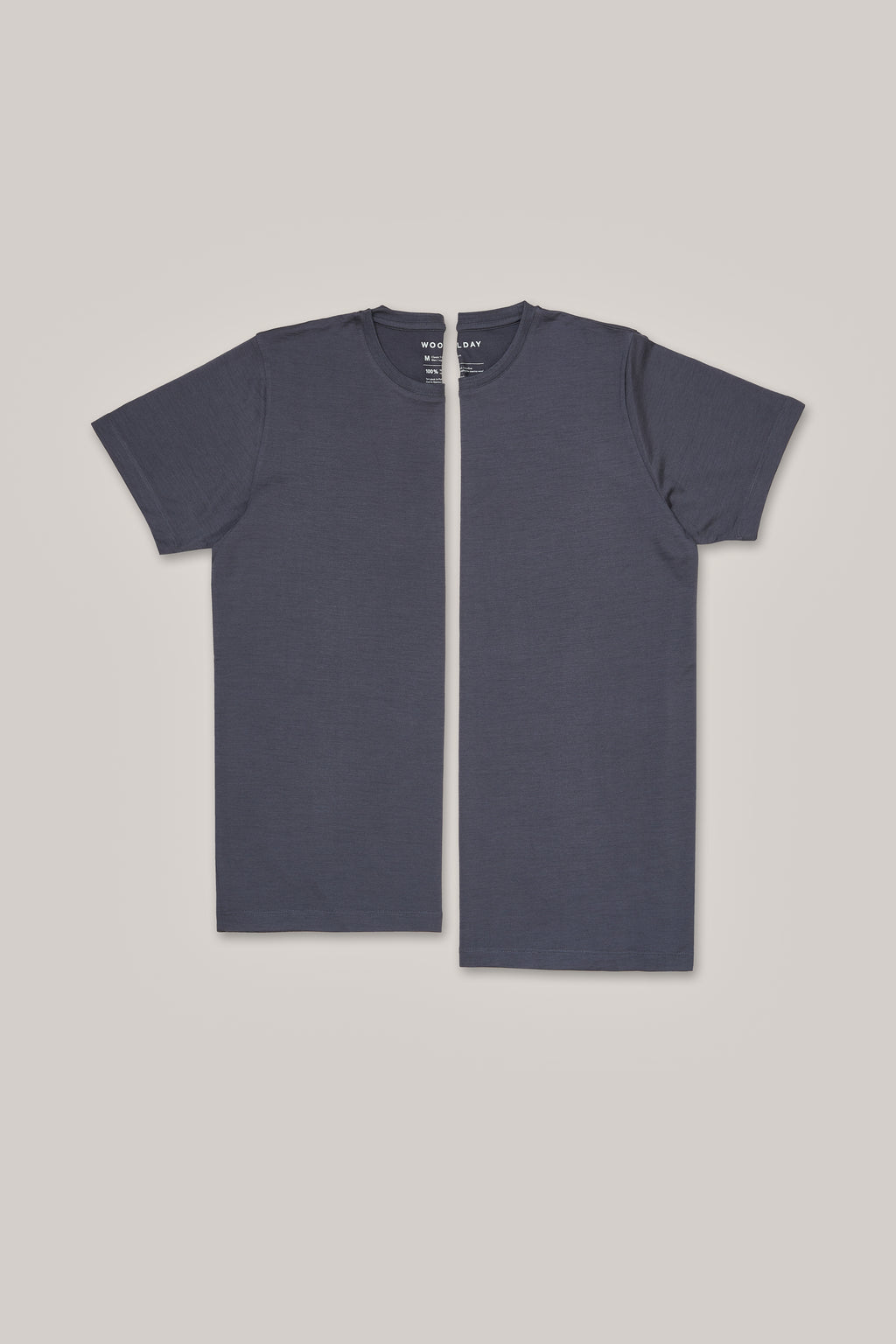 Das Classic Merino T-Shirt – Kohlegrau