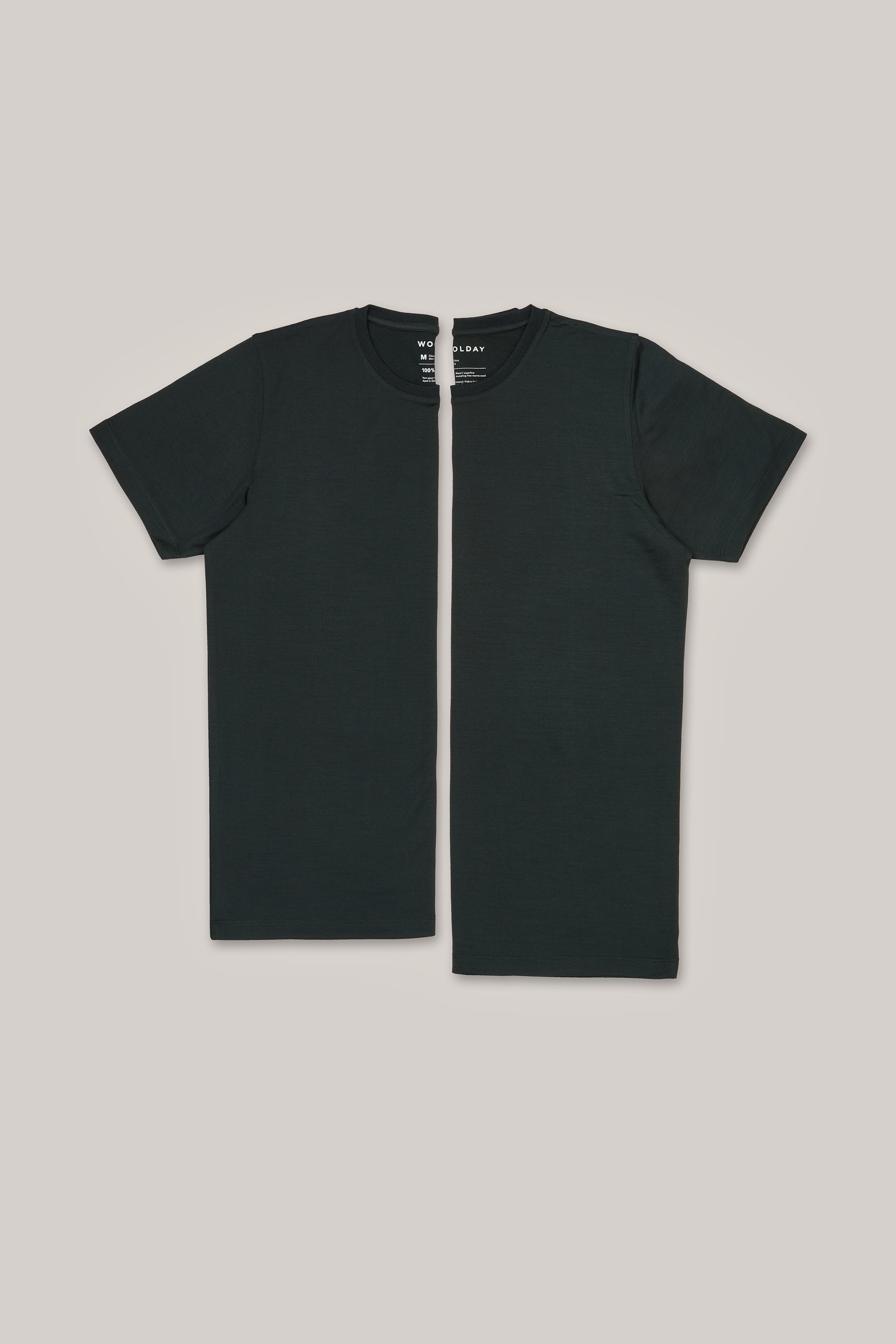 Das Classic Merino T-Shirt – Tannengrün