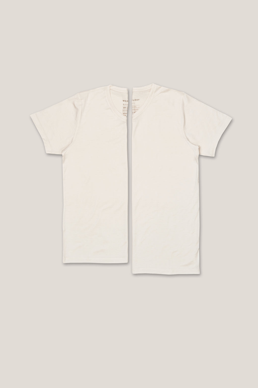 Das Classic Merino T-Shirt – Elfenbein