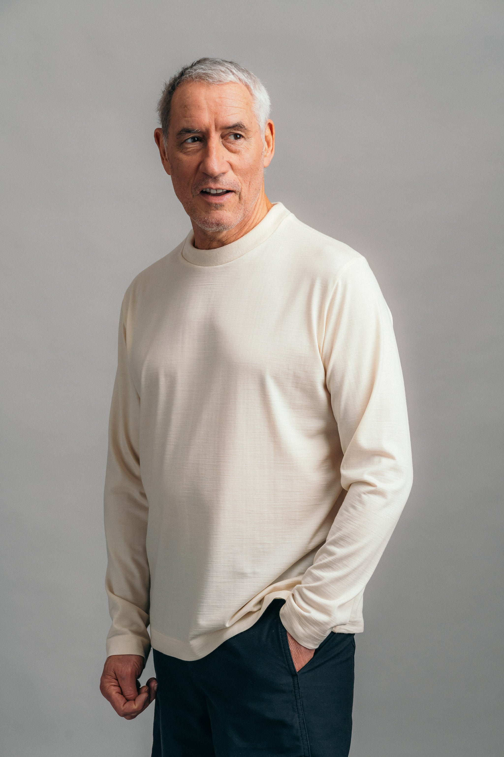 The Real Merino Long Sleeve – Ivory