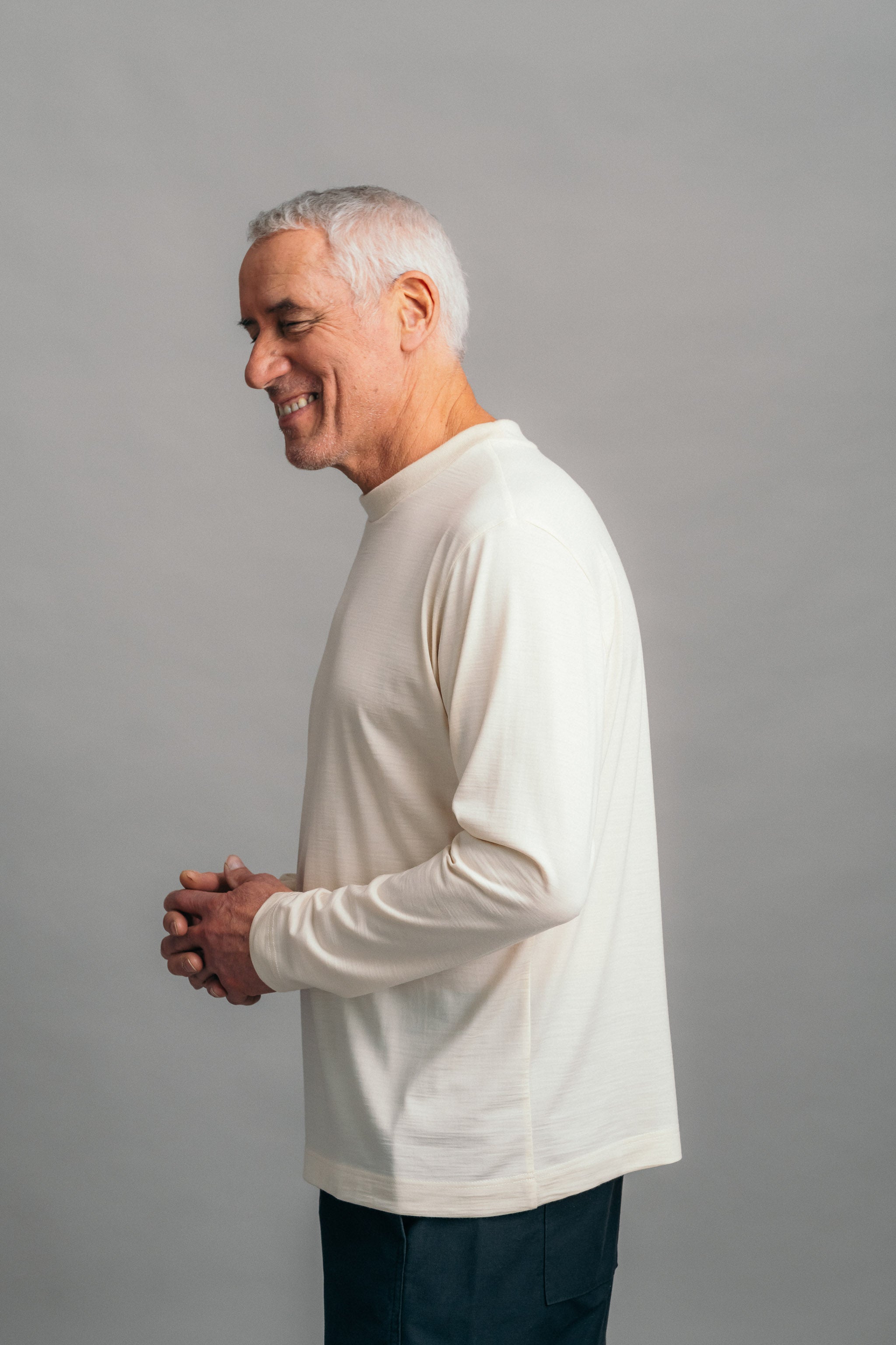 The Real Merino Long Sleeve – Ivory