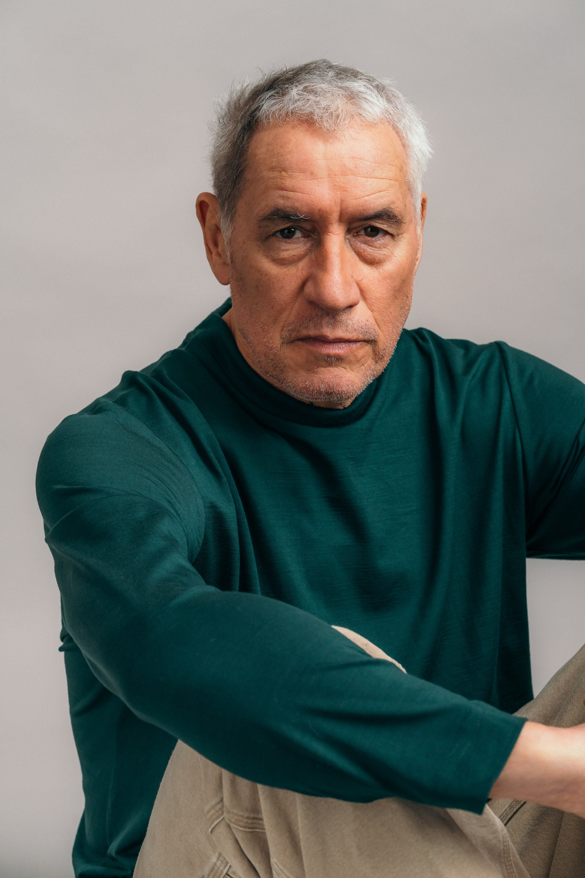 Das Real Merino Longsleeve – Moosgrün