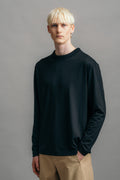 Das Real Merino Longsleeve – Schwarz