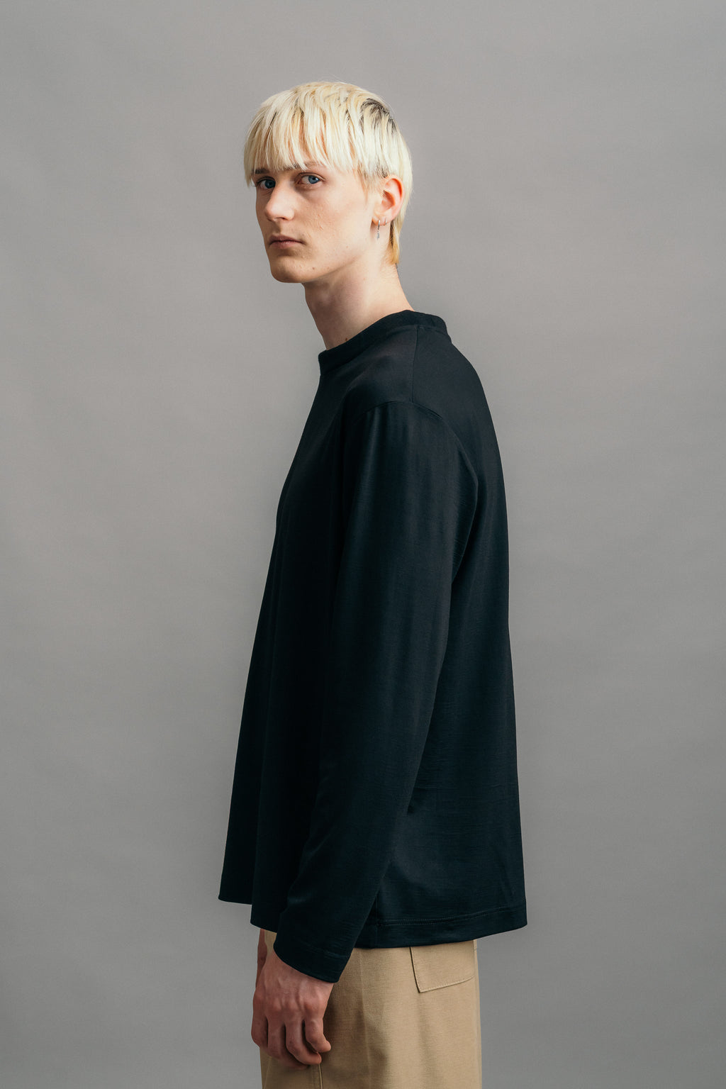 Das Real Merino Longsleeve – Schwarz