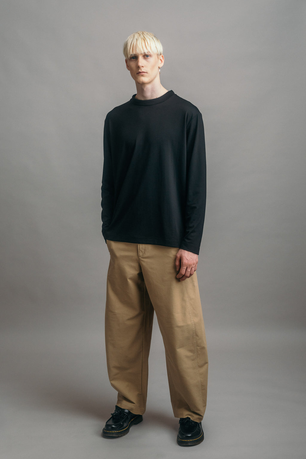 Das Real Merino Longsleeve – Schwarz