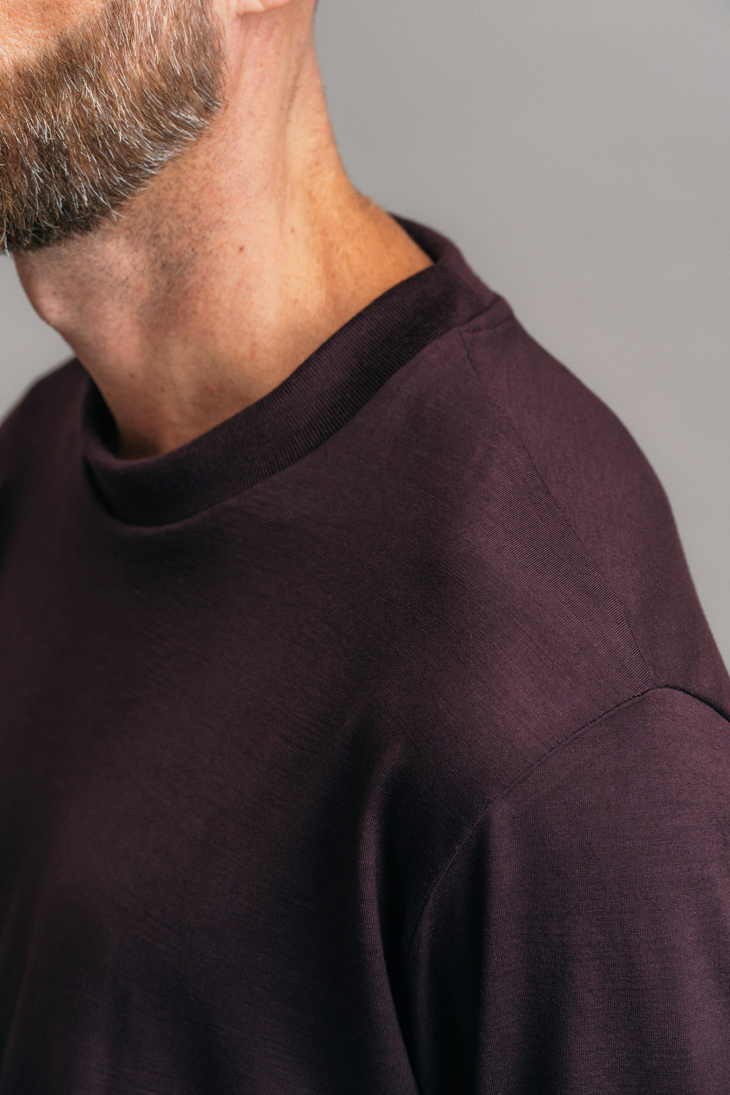 Das Real Merino Longsleeve – Bordeaux