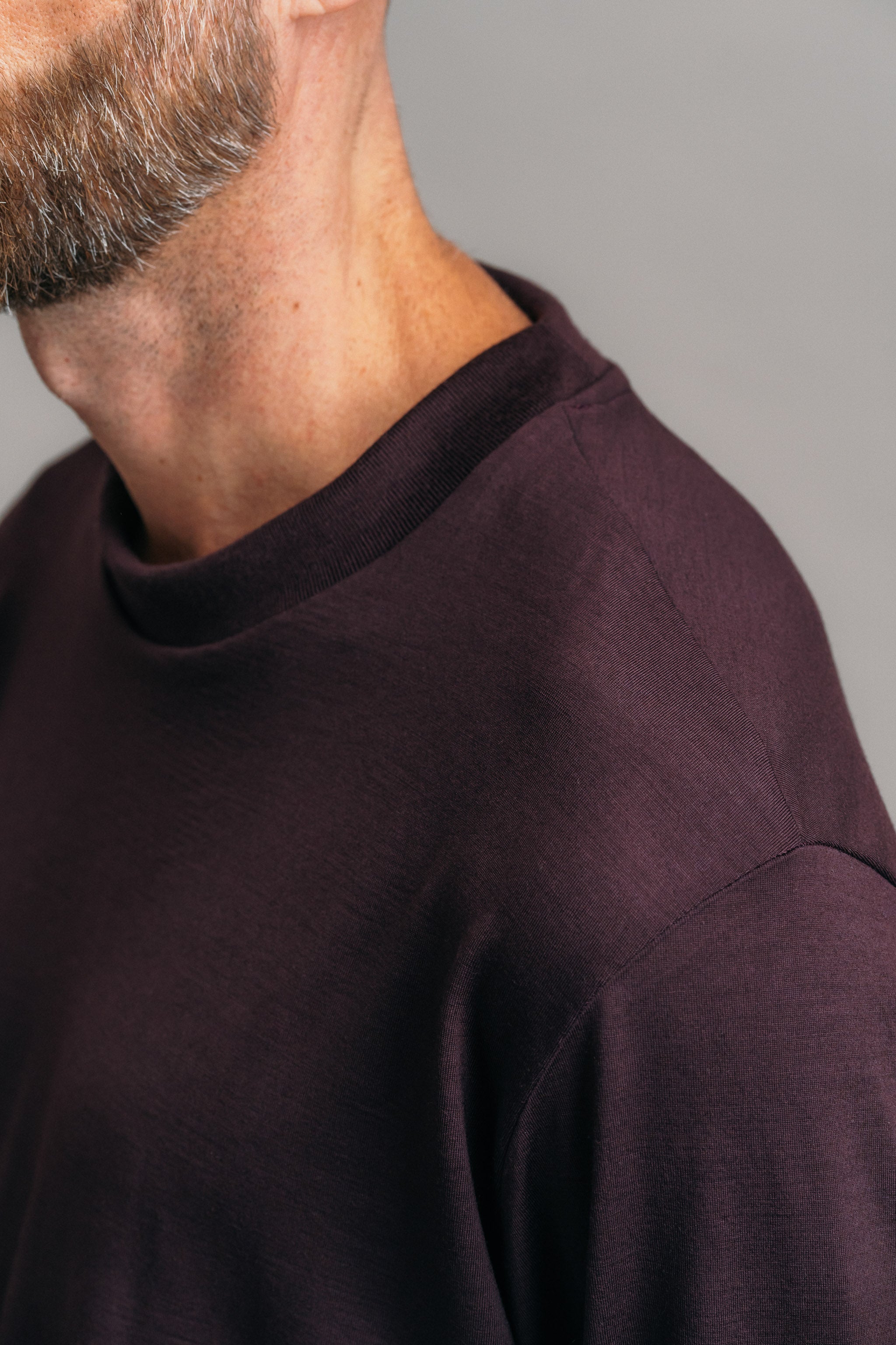 Das Real Merino Longsleeve – Bordeaux