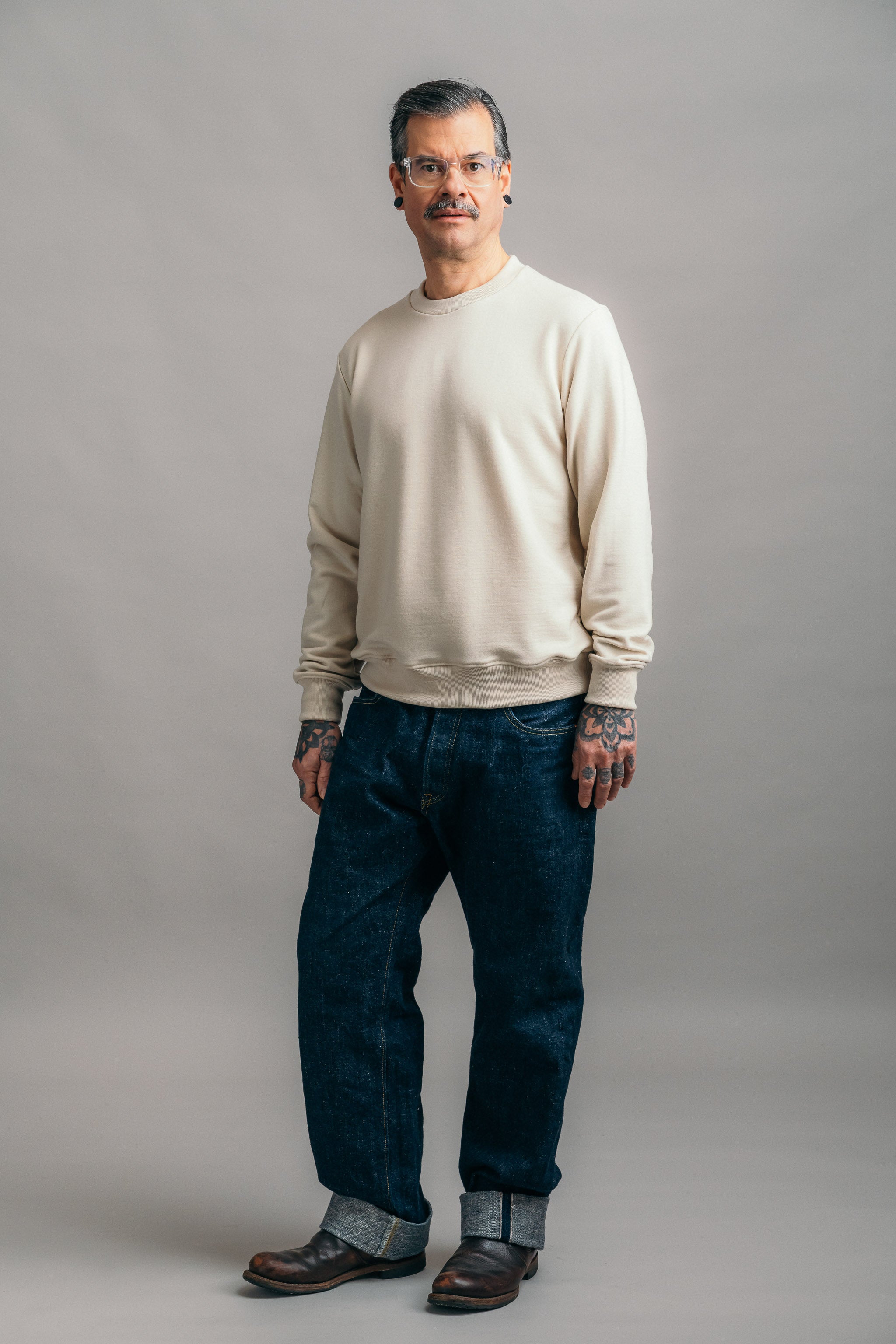 Das Merino Sweatshirt – Mandel