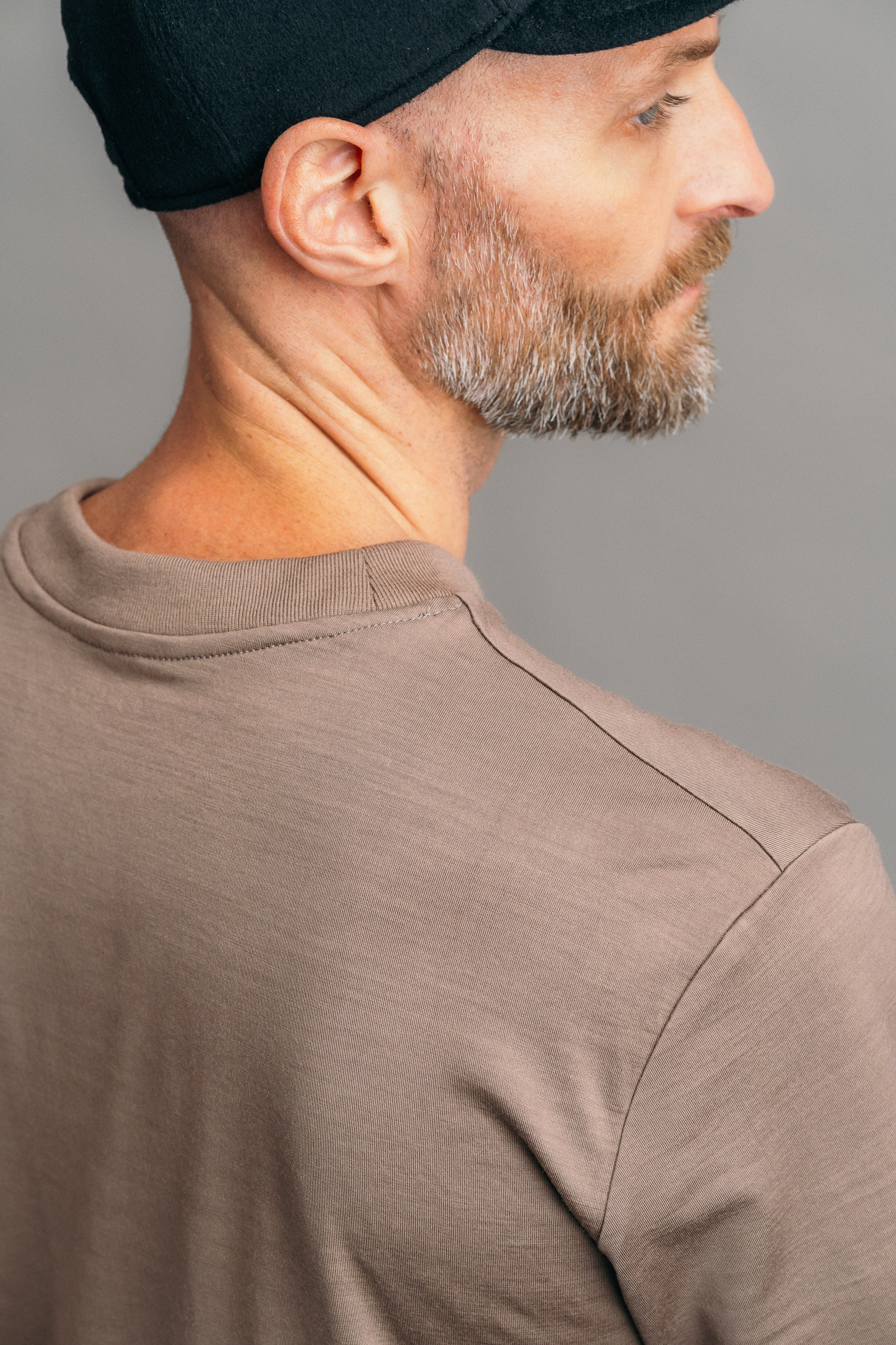 Das Real Merino T-Shirt – Lehm