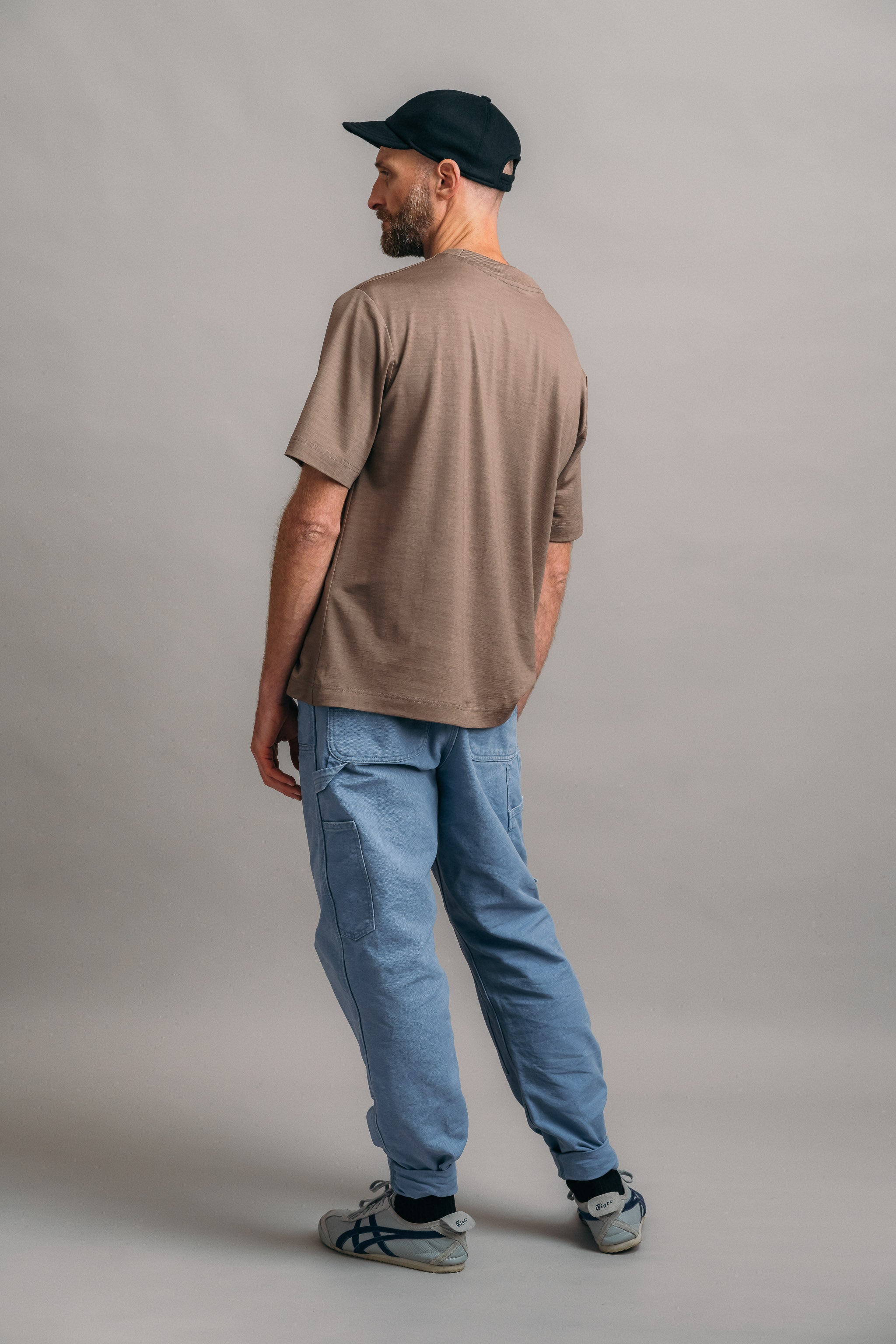 Das Real Merino T-Shirt – Lehm