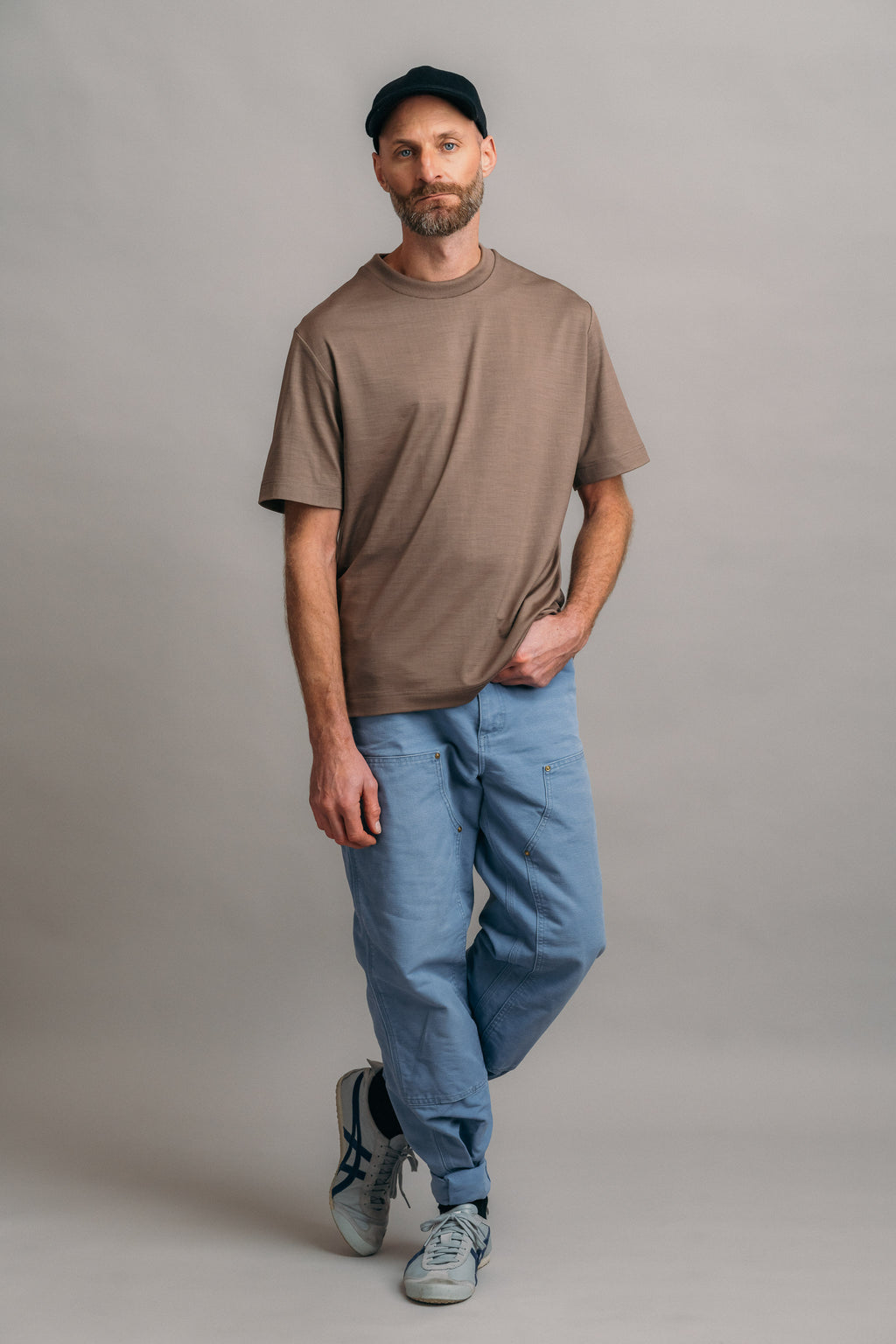 Das Real Merino T-Shirt – Lehm