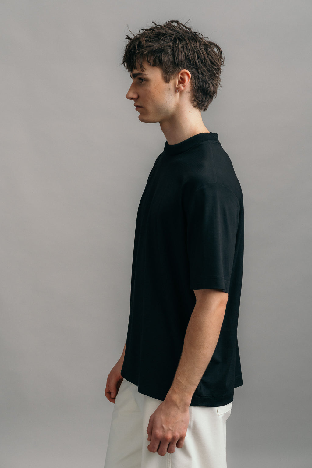 Das Real Merino T-Shirt – Schwarz