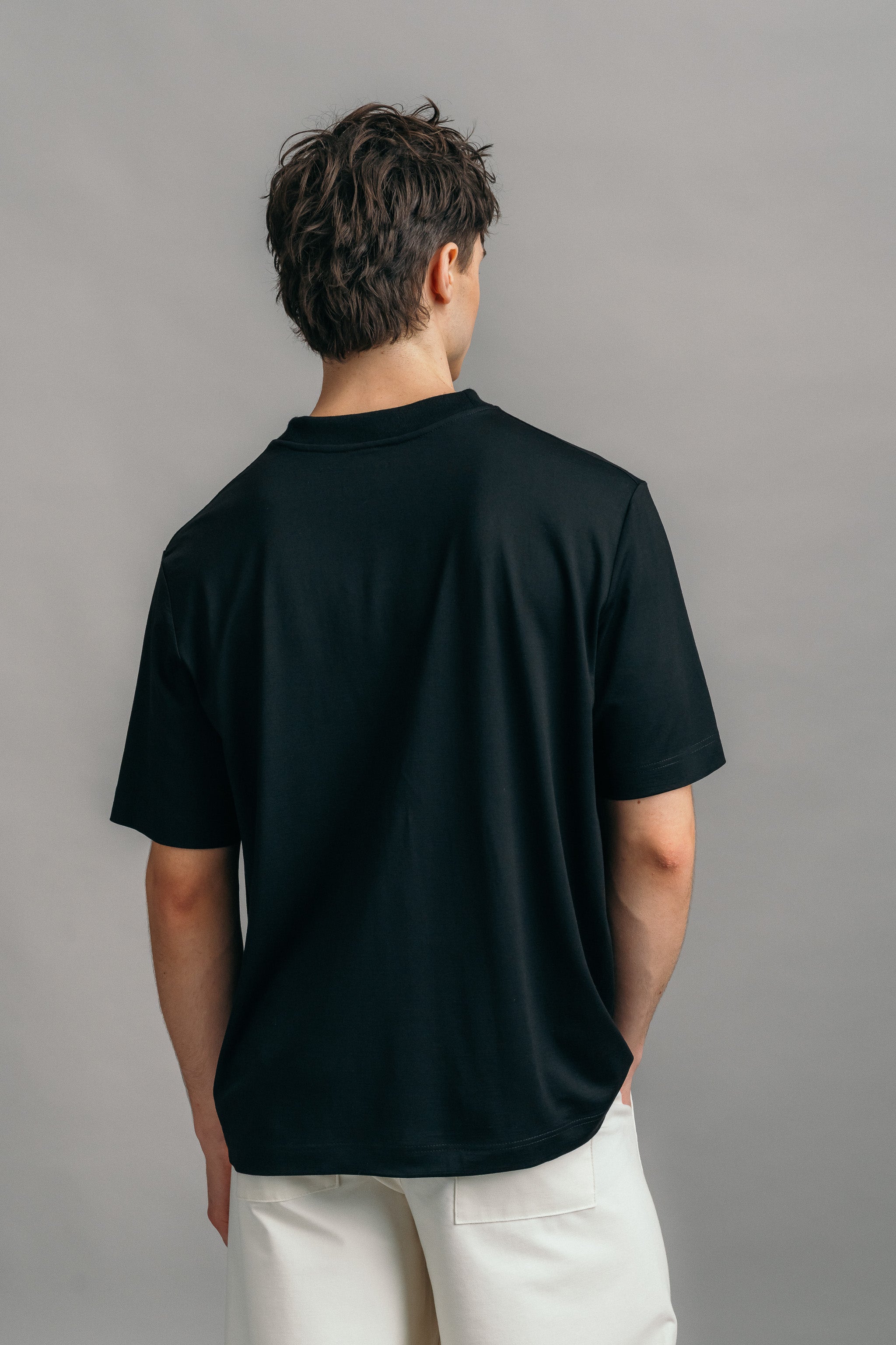 Das Real Merino T-Shirt – Schwarz