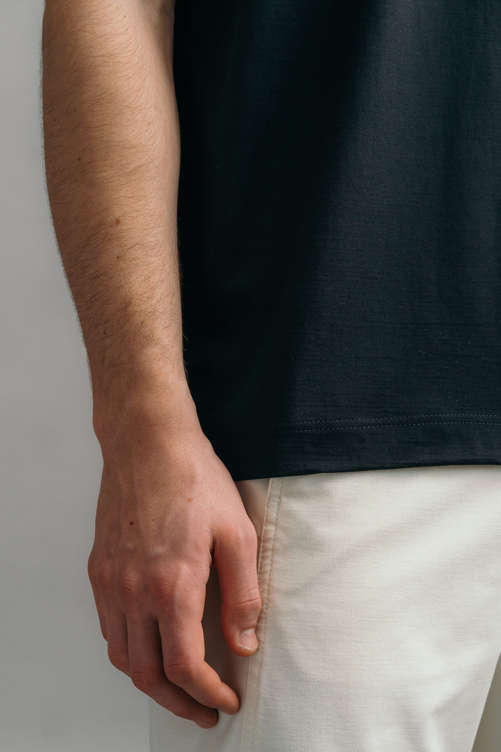 Das Real Merino T-Shirt – Schwarz