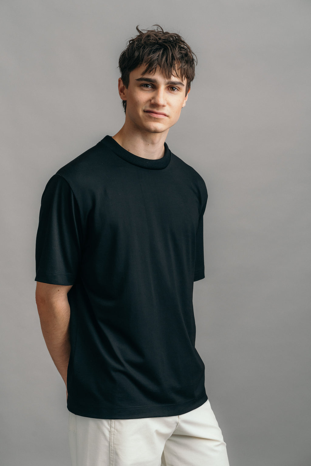 Das Real Merino T-Shirt – Schwarz