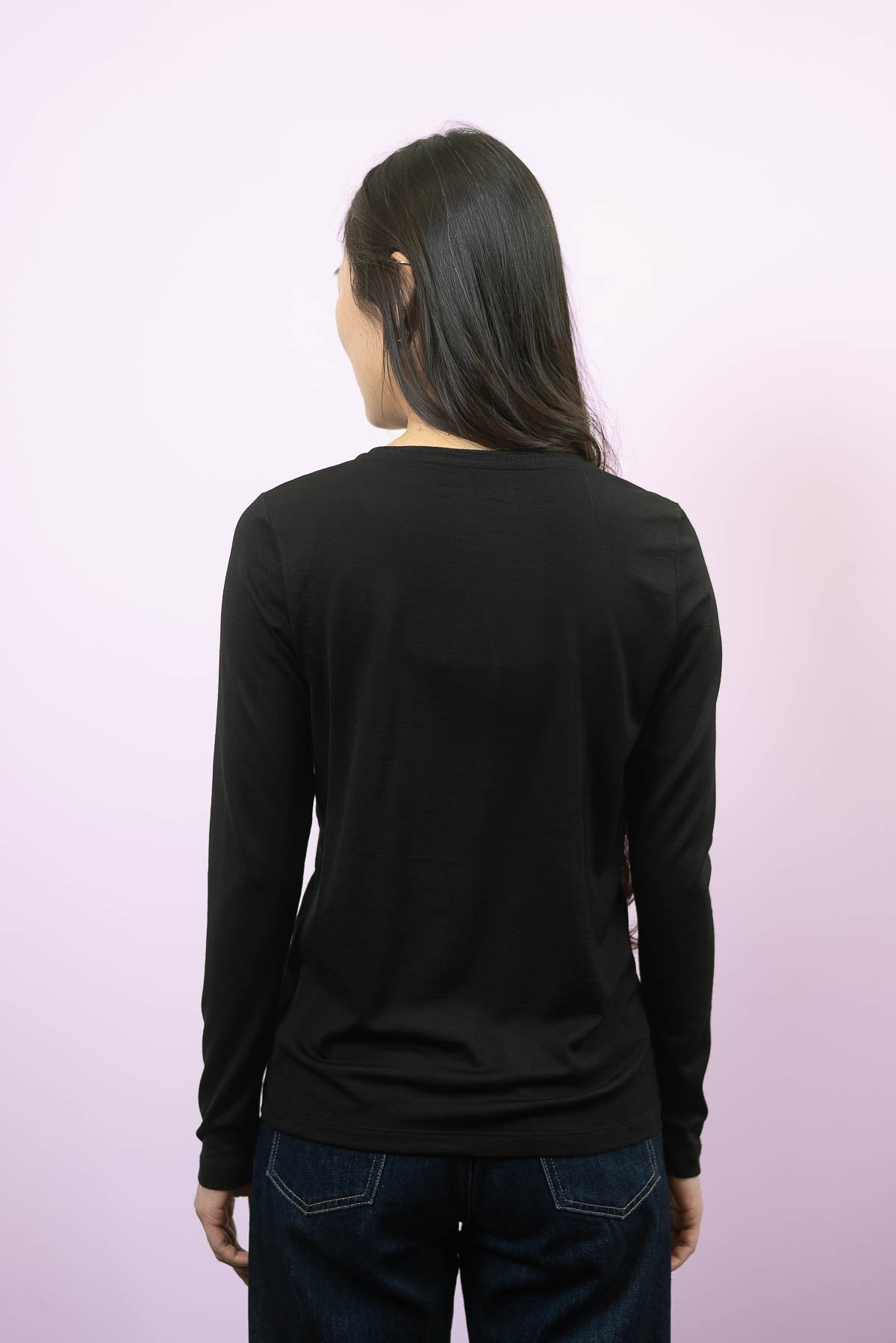 WOOLDAY The Merino Wool Longsleeve T-Shirt Women Yun Black 2