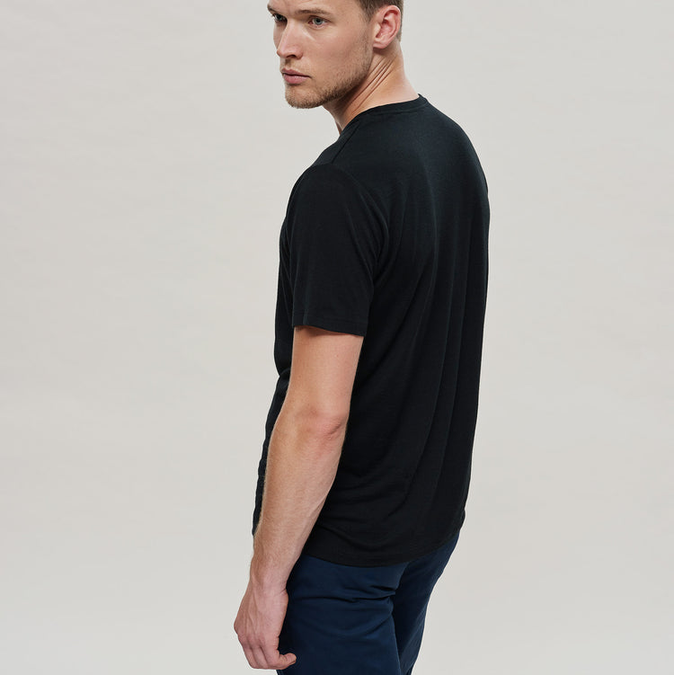 The Merino Wool T-Shirt Black Woolday 6