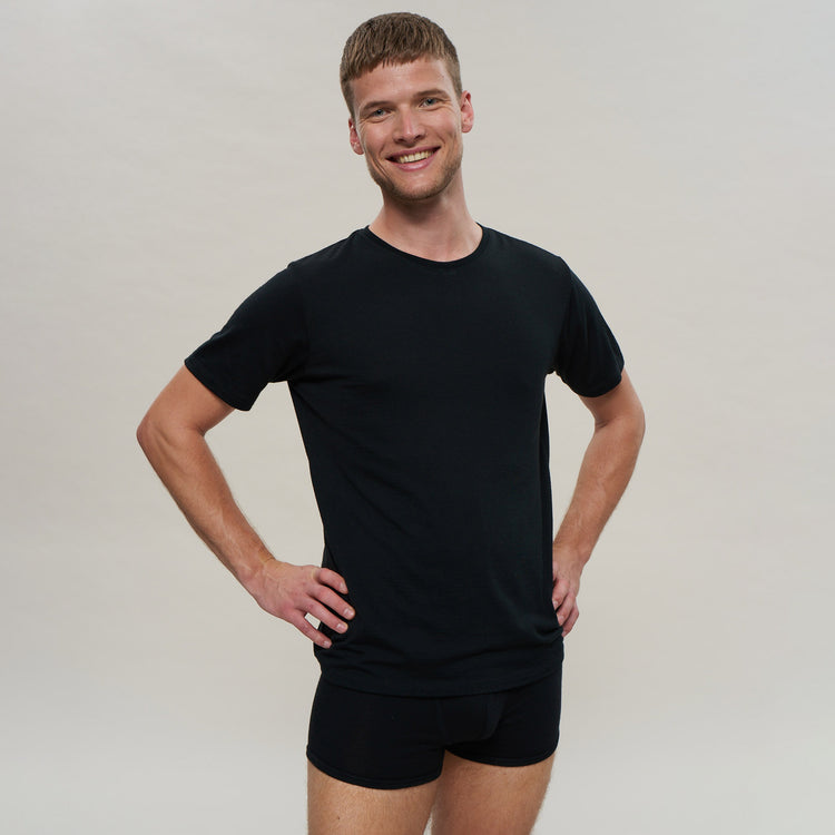 The Merino Wool Boxer Brief Black Woolday 1