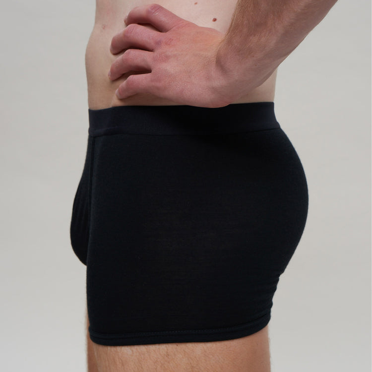 The Merino Wool Boxer Brief Black Woolday 2