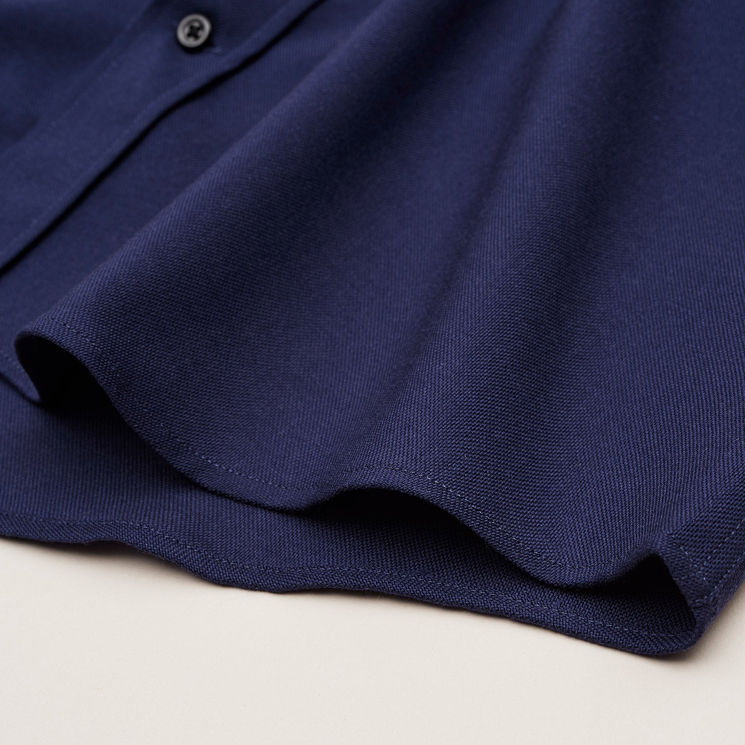 The Merino Wool Oxford Shirt Navy Blue Woolday 9