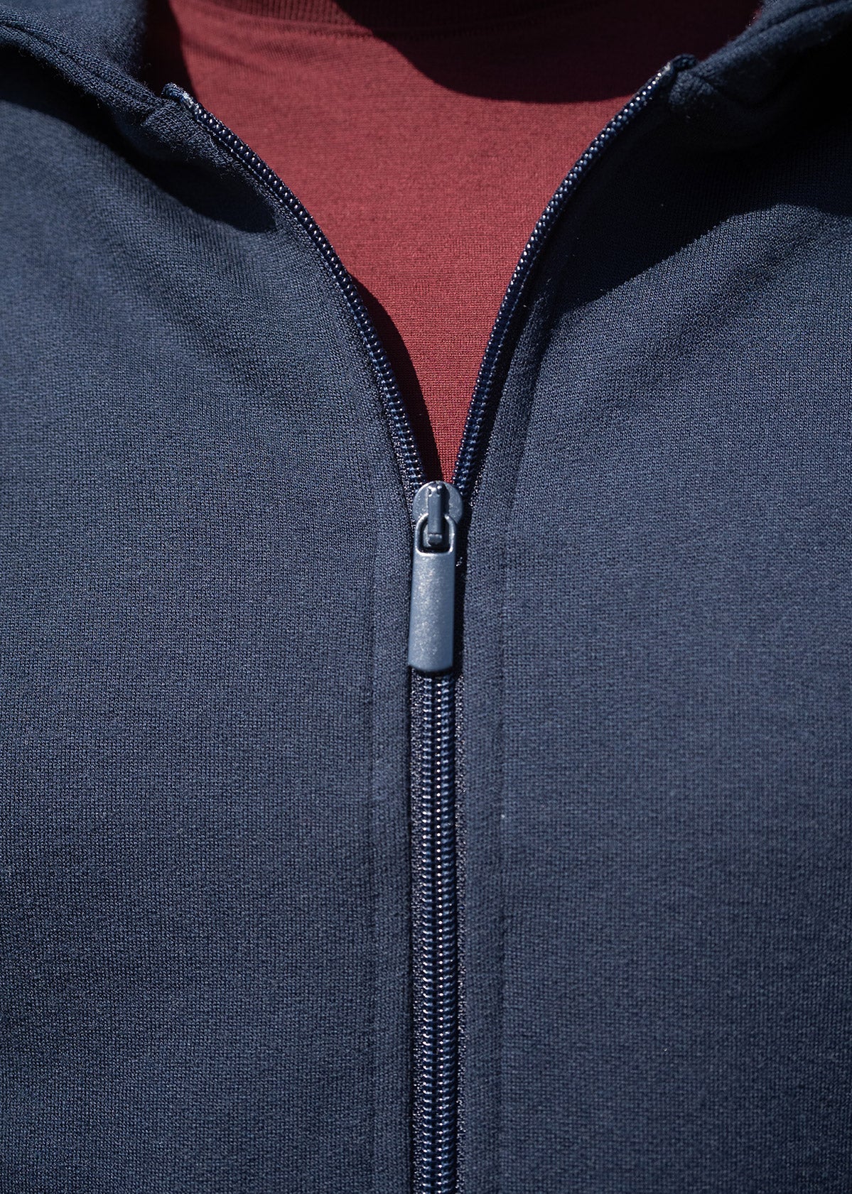 Merino wool full zip hoodie sale